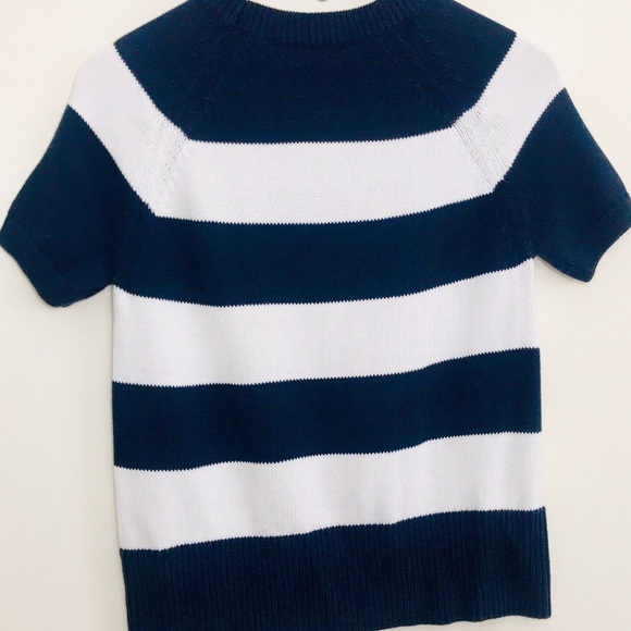 |J Crew| Navy and White Striped Sweater Size Small - Picture 6 of 8